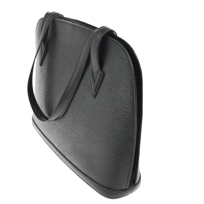 Louis Vuitton Lussac Handbag Epi Leather, BLACK, LEATHER, Shoulder bag