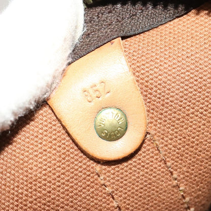 Louis Vuitton Keepall Bag Monogram Canvas, BROWN, CANVAS, Travel bag