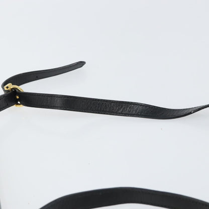 Salvatore Ferragamo Vintage Shoulder Bag Leather, BLACK, LEATHER, Shoulder bag