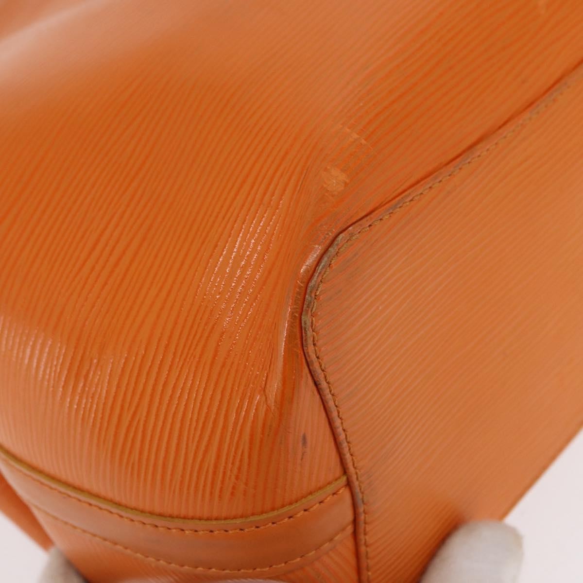 Louis Vuitton Mandara Handbag Epi Leather, ORANGE, LEATHER, Shoulder bag