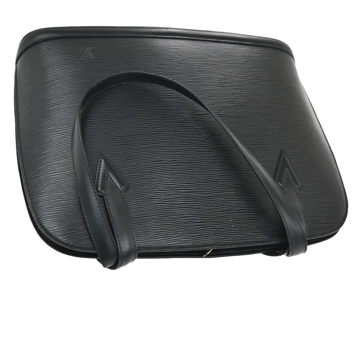 Louis Vuitton Lussac Handbag Epi Leather, BLACK, LEATHER, Shoulder bag