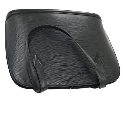 Louis Vuitton Lussac Handbag Epi Leather, BLACK, LEATHER, Shoulder bag
