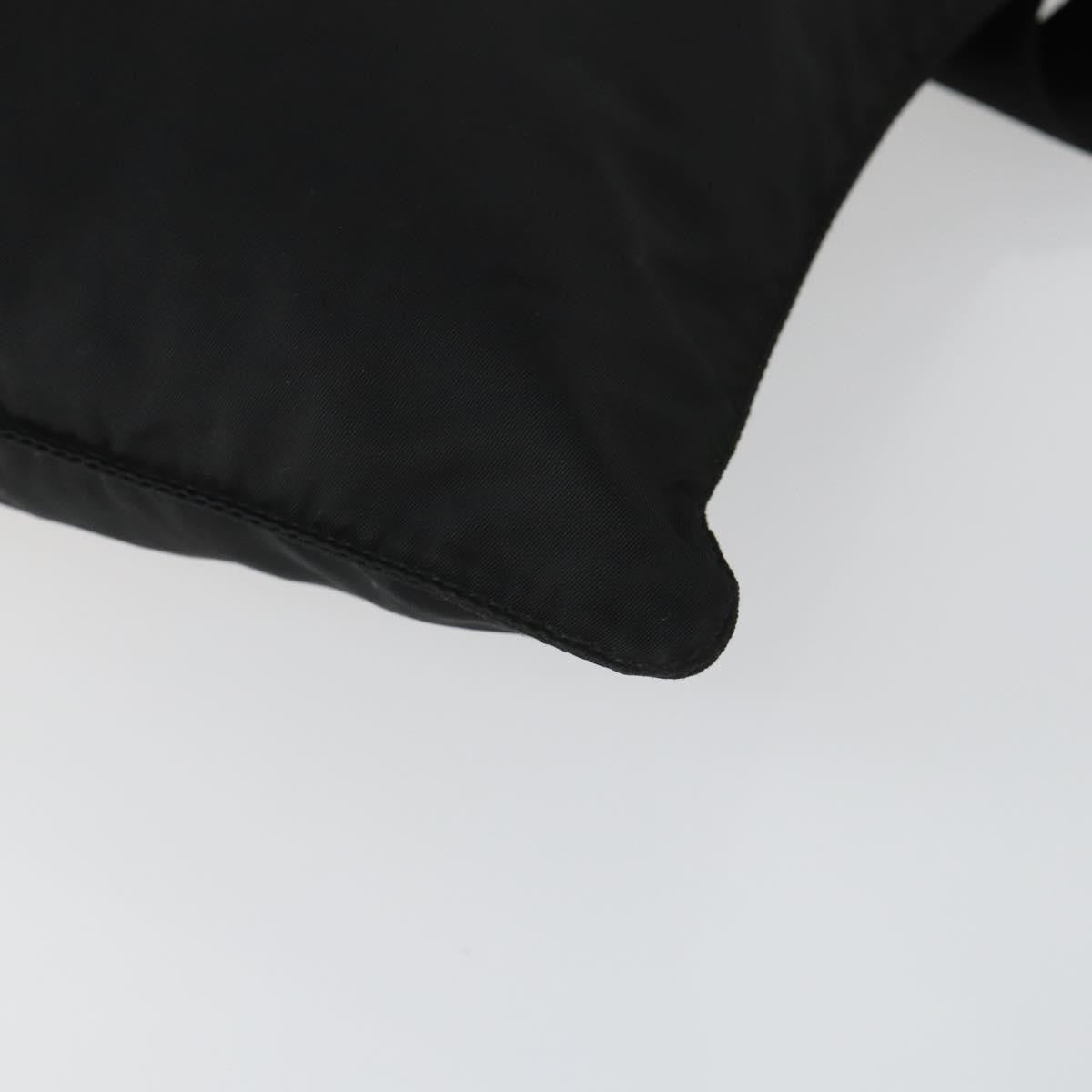 Prada Zip Top Messenger Bag Tessuto, BLACK, NYLON, Shoulder bag