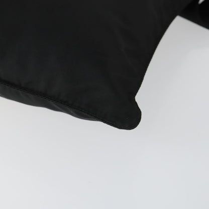 Prada Zip Top Messenger Bag Tessuto, BLACK, NYLON, Shoulder bag