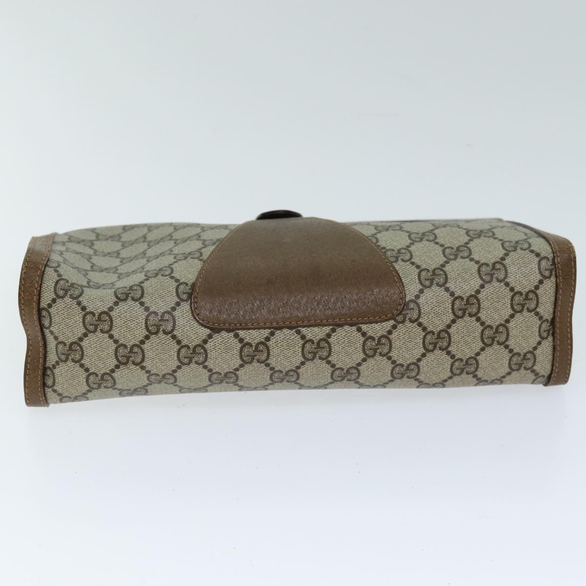 Gucci Sherry line pouch Canvas, Beige, Canvas, Clutch