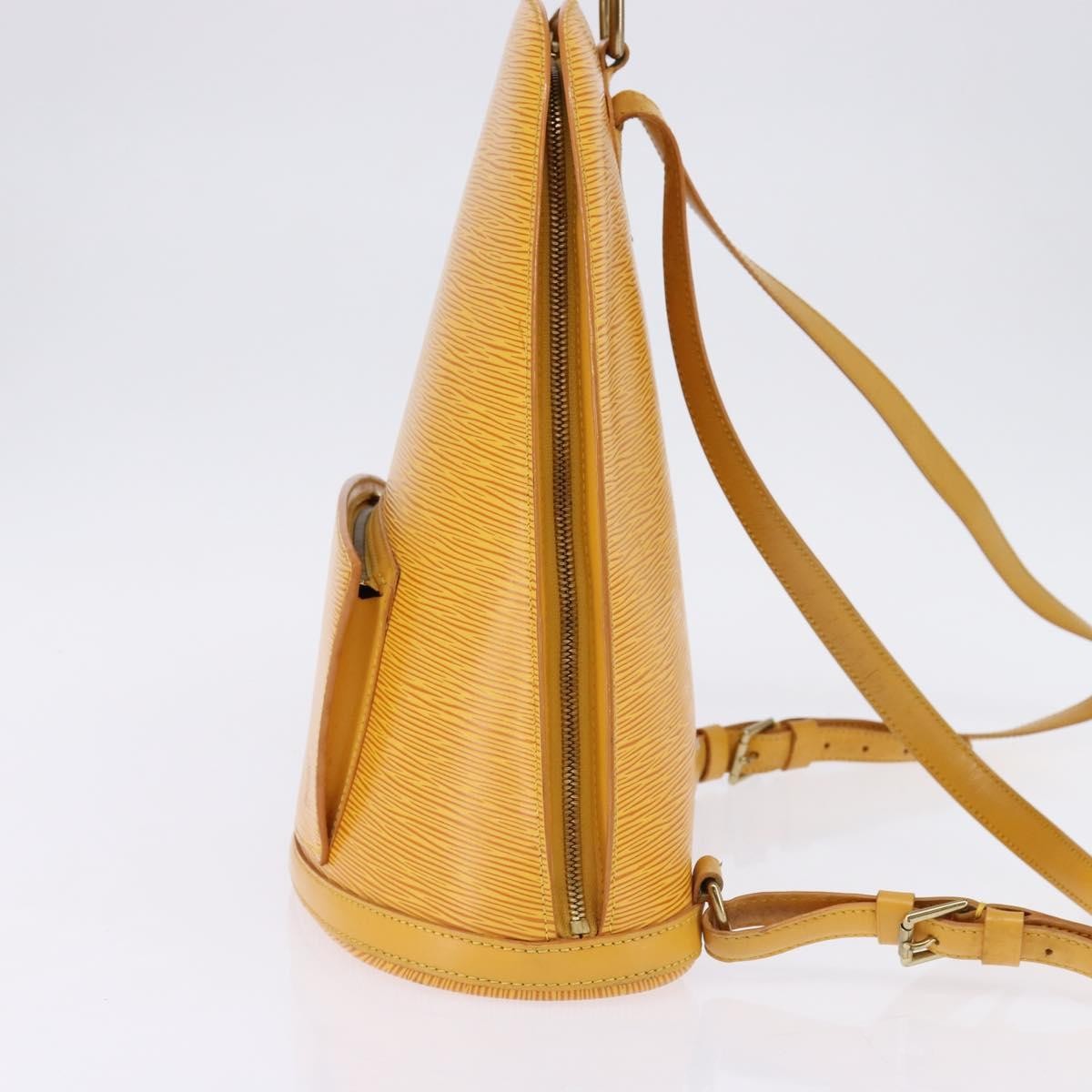 Louis Vuitton Gobelins Backpack Epi Leather, YELLOW, LEATHER, Backpack