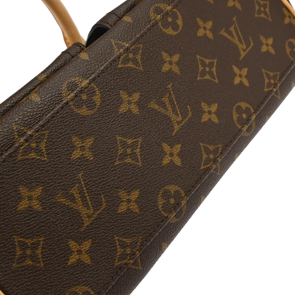 Louis Vuitton Manhattan Handbag Monogram Canvas, Brown, Canvas, Handbag