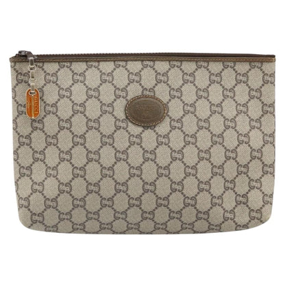 Gucci GG Plus Supreme Pouch Canvas, BEIGE, CANVAS, Clutche & pouche