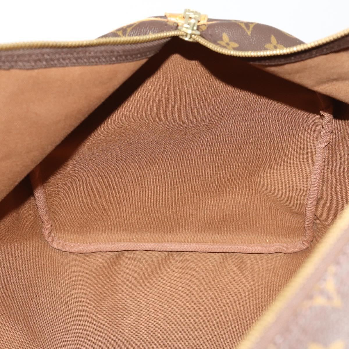 Louis Vuitton Keepall Bag Monogram Canvas, BROWN, CANVAS, Travel bag