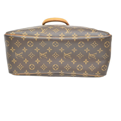 Louis Vuitton Deauville Handbag Monogram Canvas, BROWN, CANVAS, Handbag