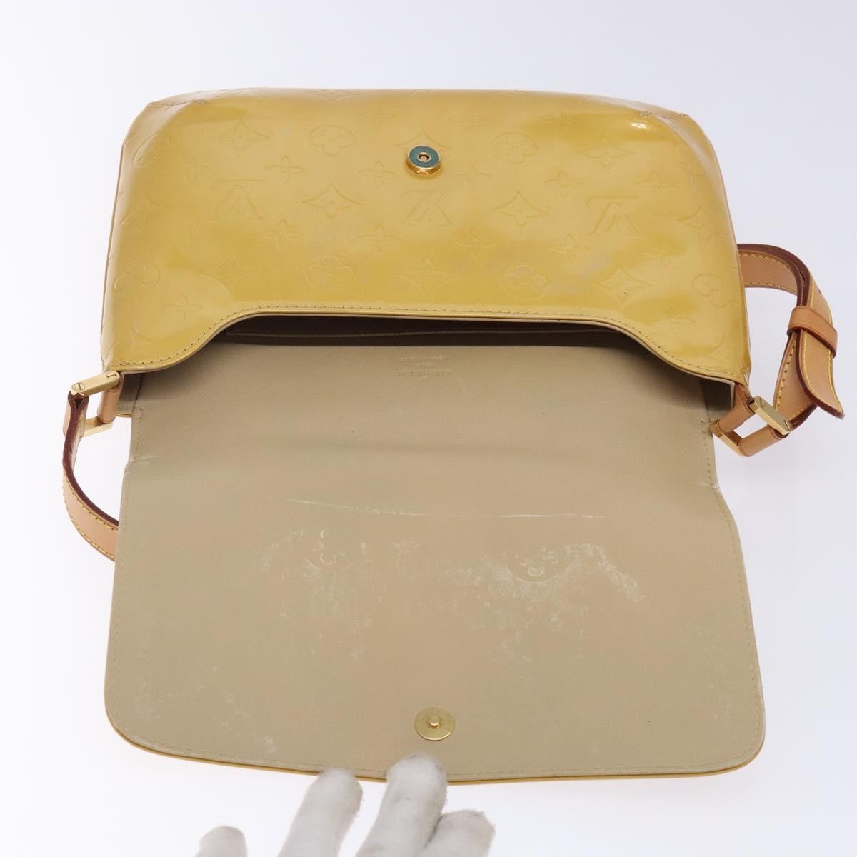 Louis Vuitton Thompson Street Handbag Monogram Vernis, BEIGE, PATENT_LEATHER, Handbag