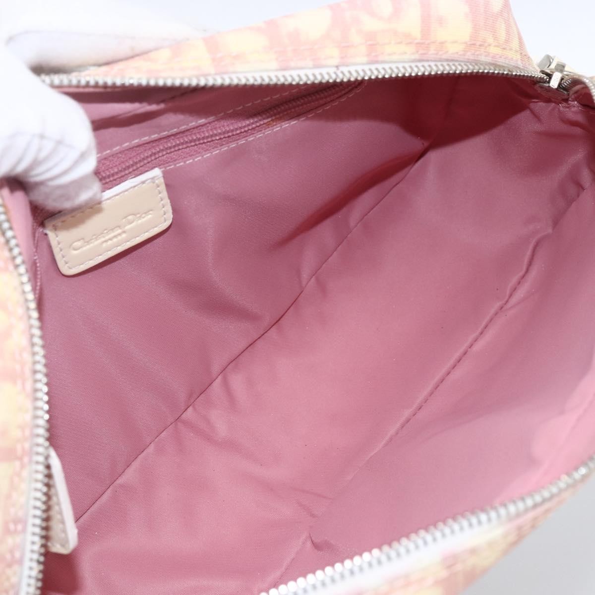 Christian Dior Vintage Crossbody Bag Diorissimo Canvas, PINK, CANVAS, Shoulder bag