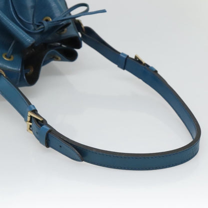 Louis Vuitton Petit Noe Handbag Epi Leather, BLUE, LEATHER, Handbag