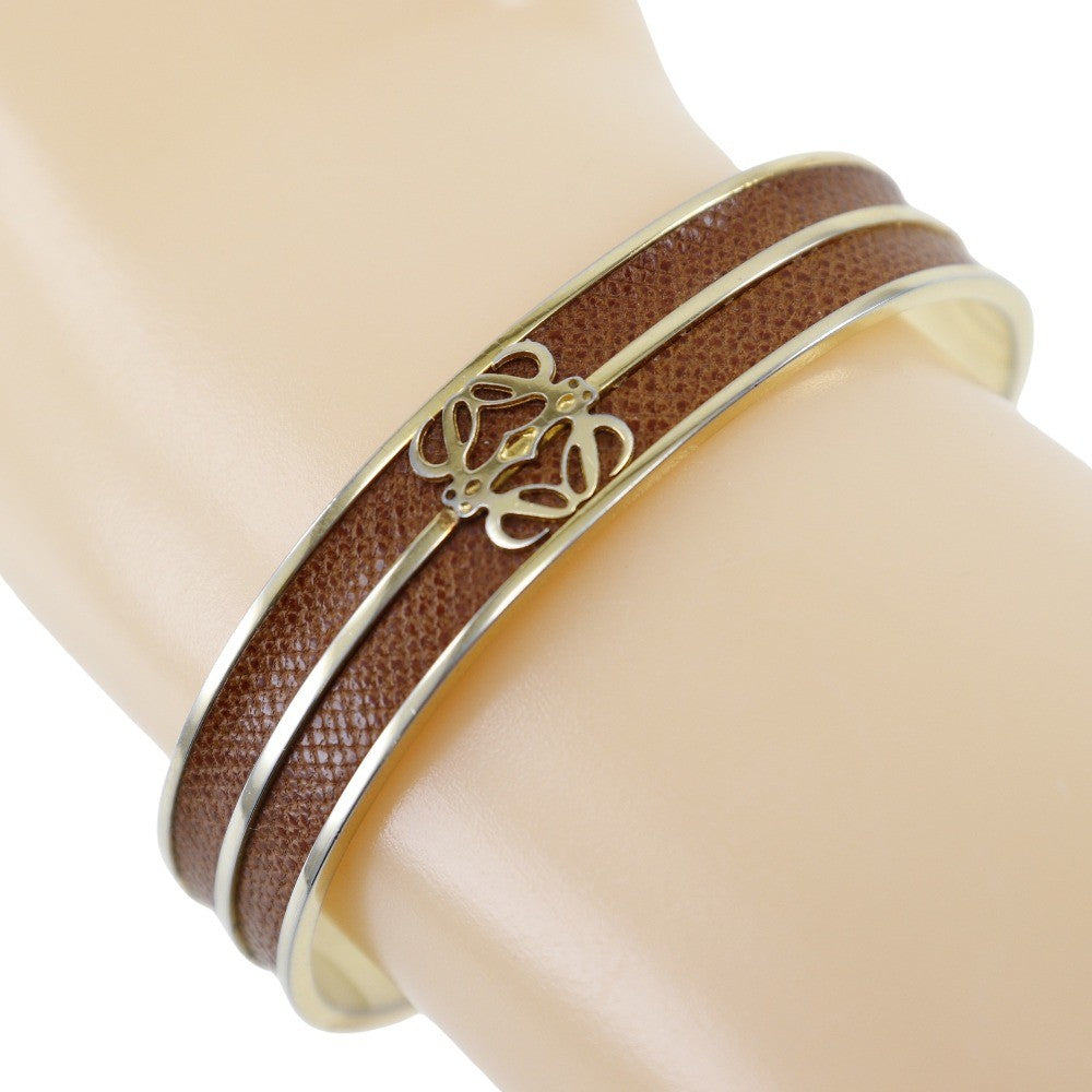 Louis Vuitton Anagram bangle Gold Plated, GOLD, GOLD_PLATED, Bracelet