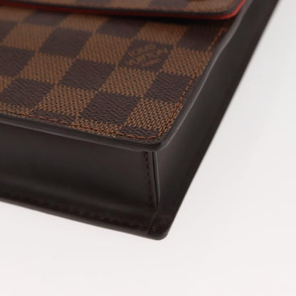 Louis Vuitton Portobello Messenger Damier, Brown, Canvas, Shoulder Bag