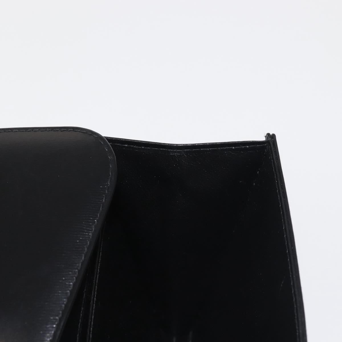 Gucci 1973 Flap Top Handle Bag Leather, BLACK, LEATHER, Handbag