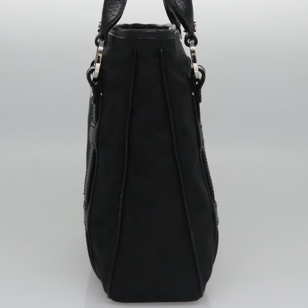 Bvlgari B.Zero1 Logomania Bag Canvas with Leather, BLACK, CANVAS, Handbag
