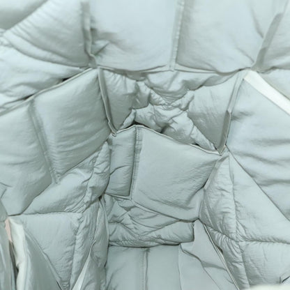 Bottega Veneta Squash Tote Padded Maxi Intrecciato Leather, WHITE, LEATHER, Tote bag