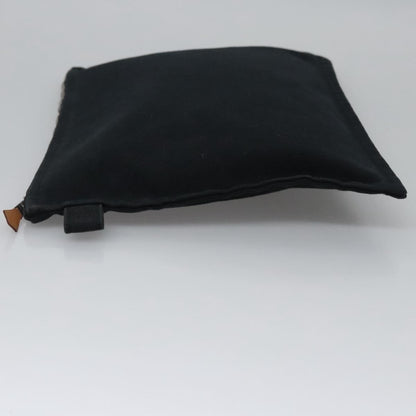 Hermes Bora Bora Pouch Toile, BLACK, CANVAS, Tote bag