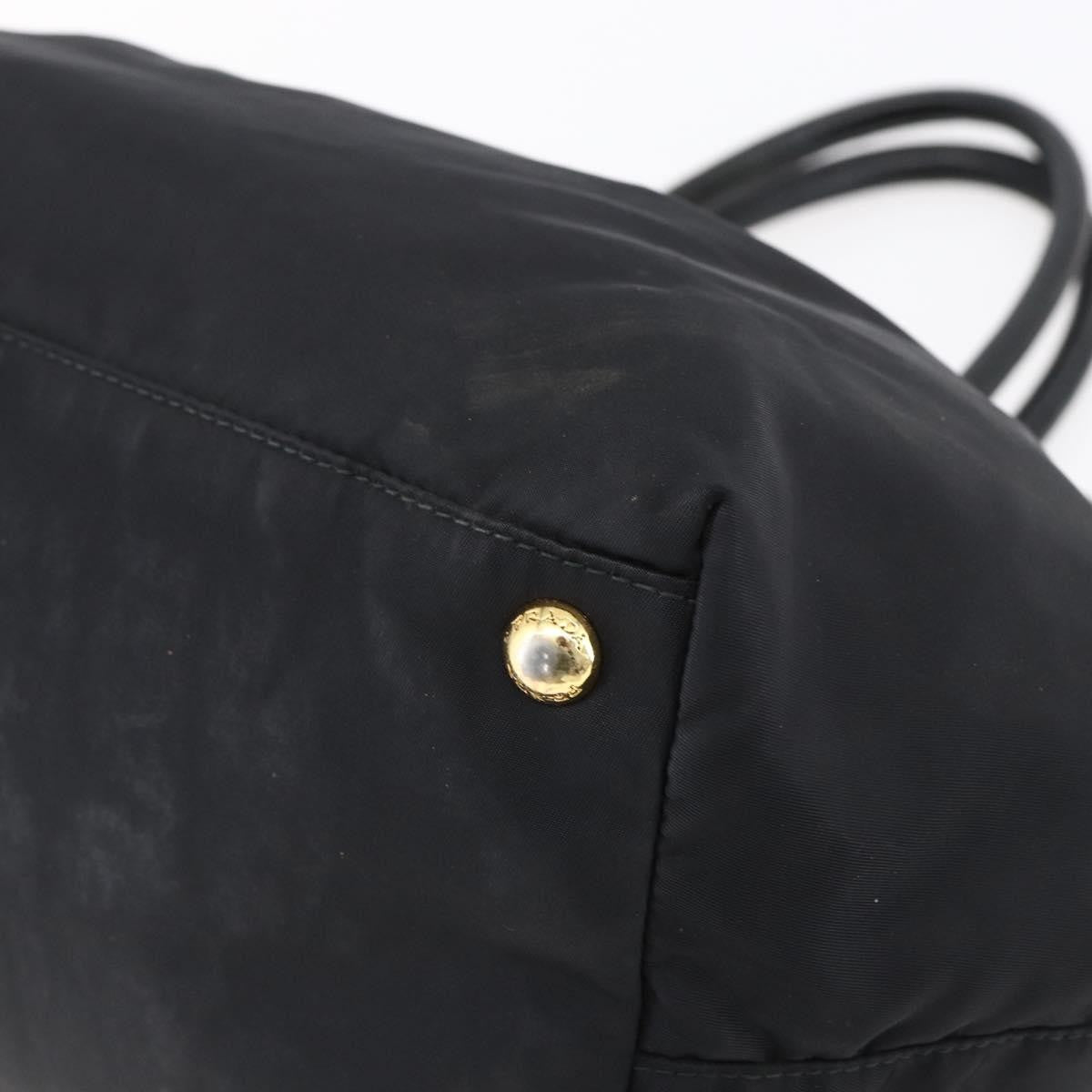 Prada Bow Tote Tessuto, BLACK, NYLON, Handbag