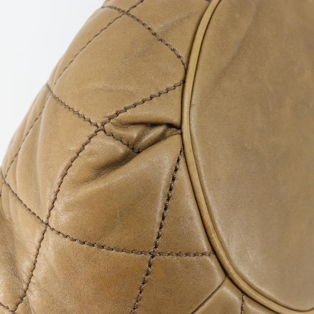 Chanel Cloudy Bundle Hobo Quilted Lambskin, BROWN, LEATHER, Handbag