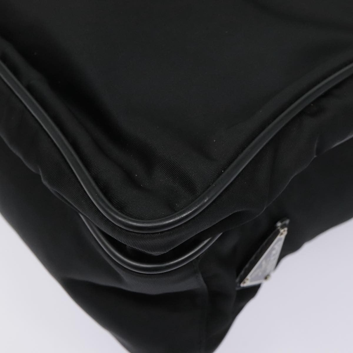 Prada Vintage Shoulder Bag Tessuto, BLACK, NYLON, Shoulder bag