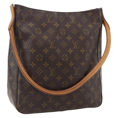 Louis Vuitton Looping Handbag Monogram Canvas, BROWN, CANVAS, Shoulder bag