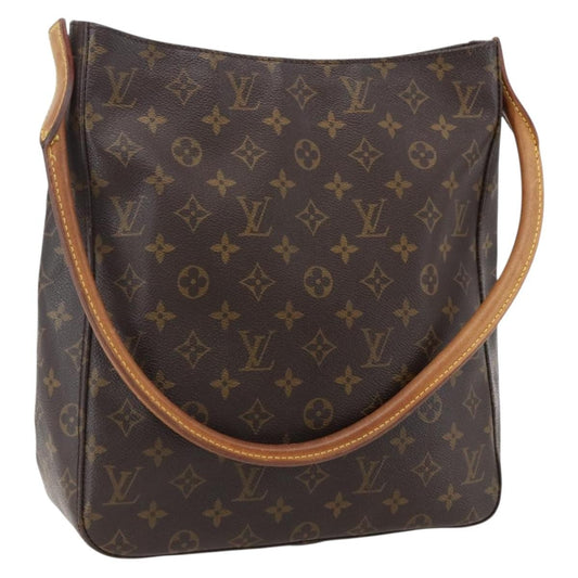 Louis Vuitton Looping Handbag Monogram Canvas, BROWN, CANVAS, Shoulder bag