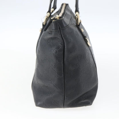 Gucci Abbey Zip Tote Guccissima, BLACK, CANVAS, Tote bag