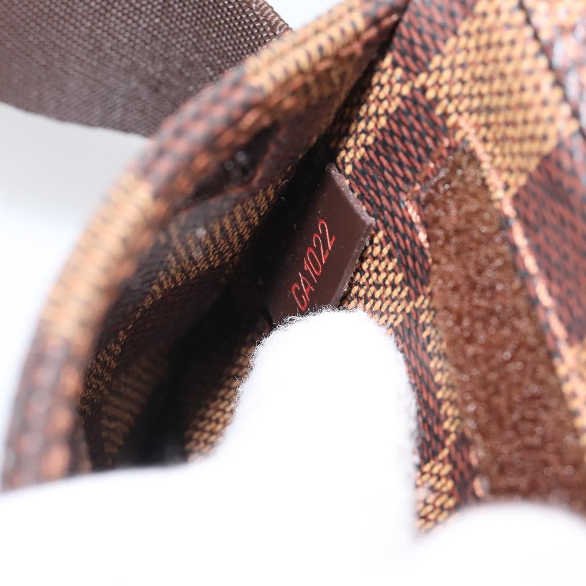 Louis Vuitton Geronimos Waist Bag Damier, BROWN, CANVAS, Travel bag