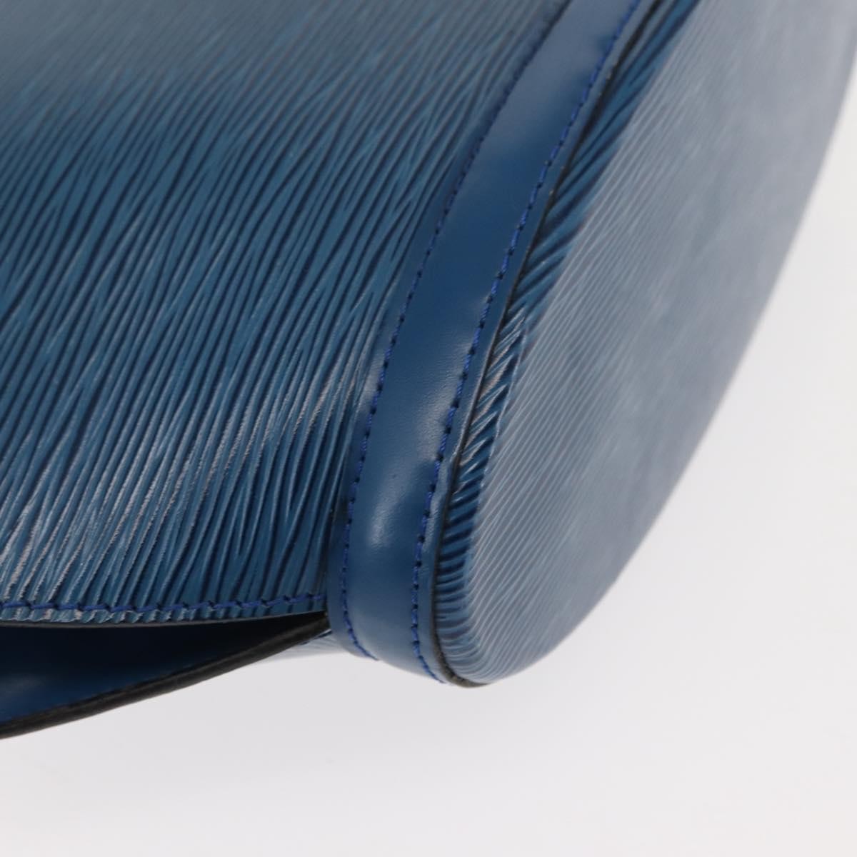 Louis Vuitton Saint Jacques Handbag Epi Leather, BLUE, LEATHER, Shoulder bag