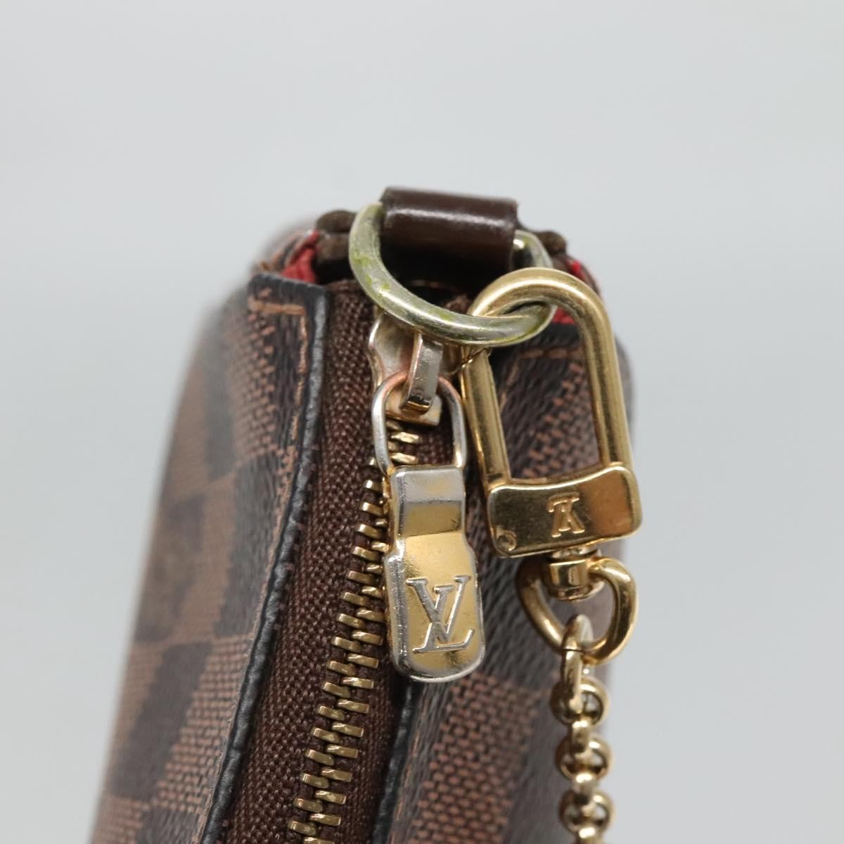 Louis Vuitton Eva Handbag Damier, BROWN, CANVAS, Shoulder bag