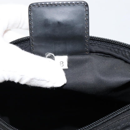 Prada Flat Messenger Bag Tessuto, BLACK, NYLON, Shoulder bag