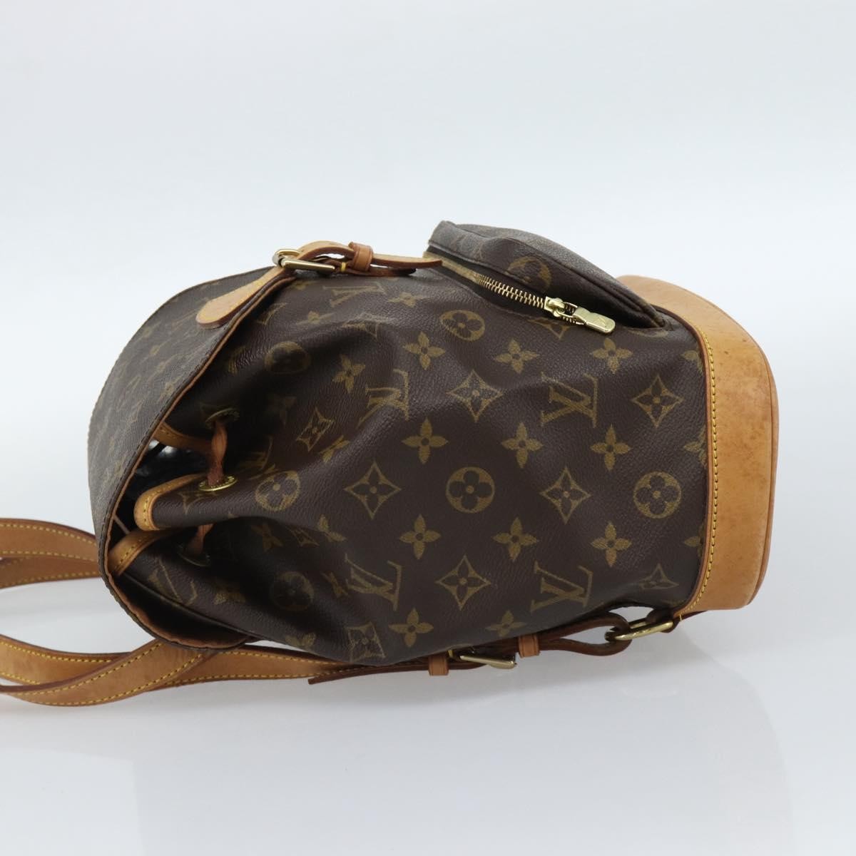 Louis Vuitton Vintage Montsouris Backpack Monogram Canvas, Brown, Canvas, Backpack