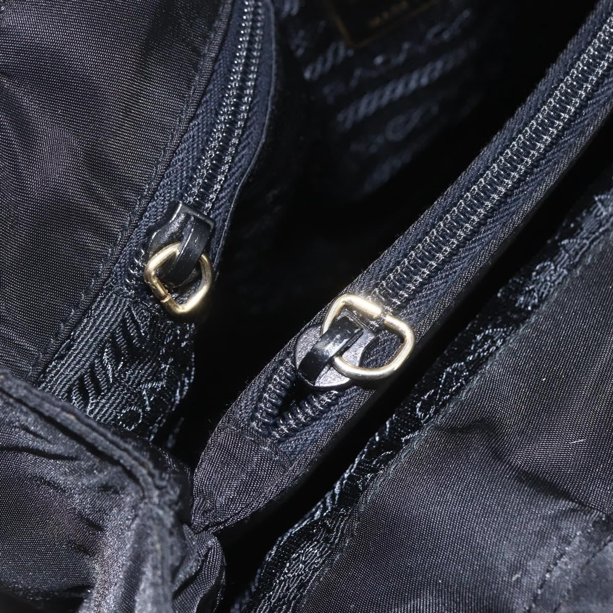 Prada Vintage Tote Nylon, BLACK, NYLON, Tote bag