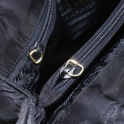 Prada Vintage Tote Nylon, BLACK, NYLON, Tote bag