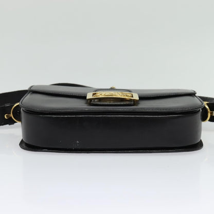 Celine Horse Carriage Shoulder bag Leather, BLACK, LEATHER, Shoulder bag