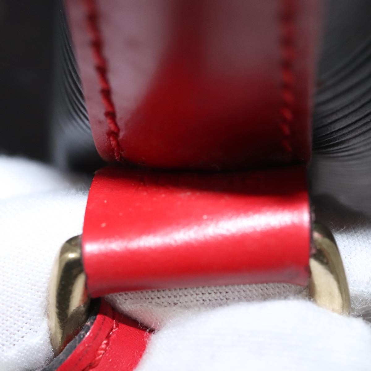 Louis Vuitton Noe Handbag Epi Leather, BLACK, LEATHER, Handbag