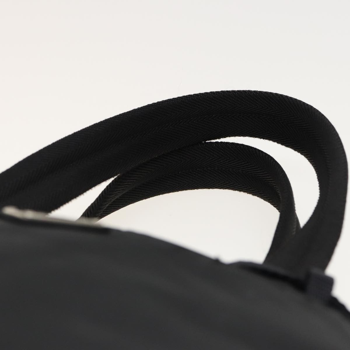 Prada Bowling Shoulder Bag Tessuto, BLACK, NYLON, Shoulder bag