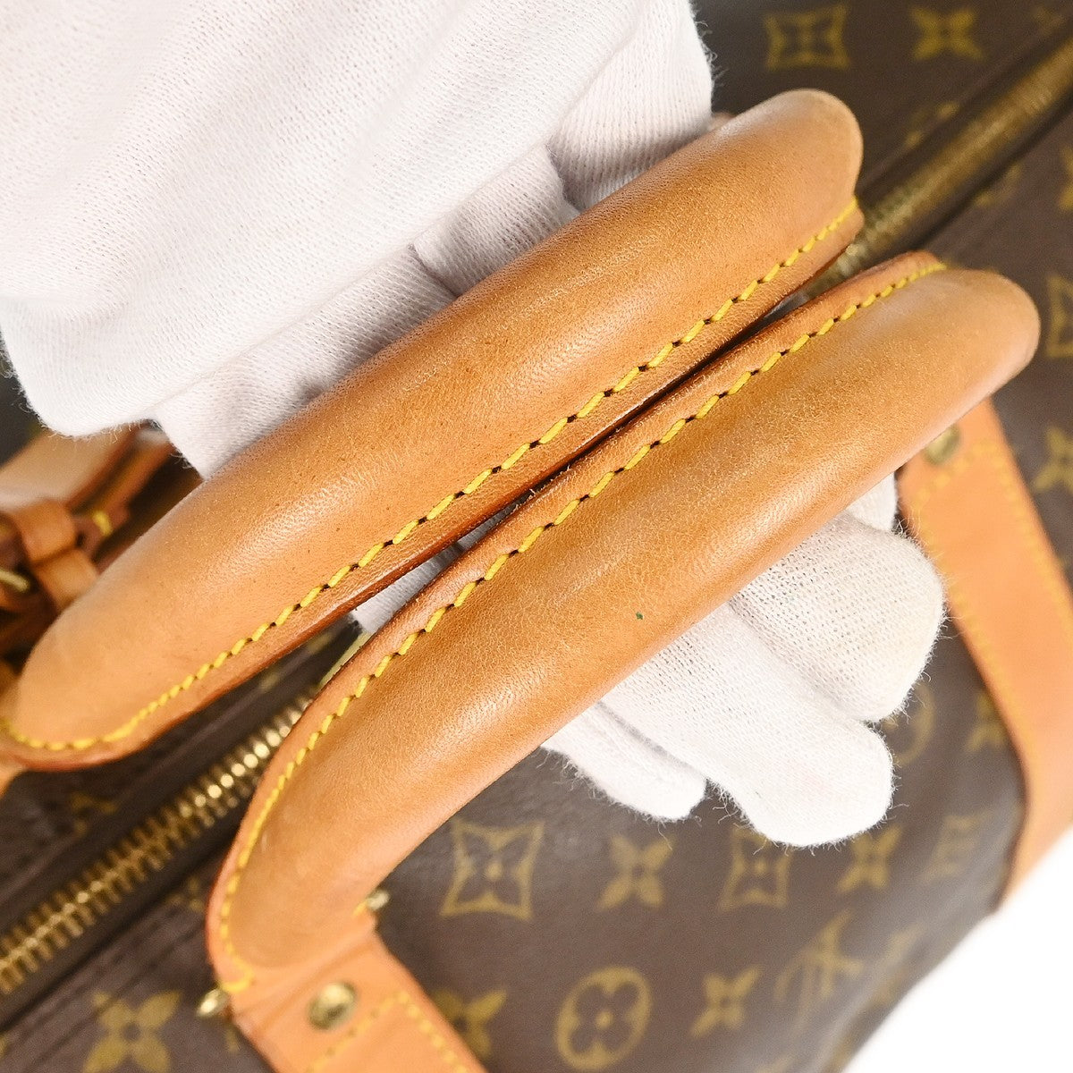 Louis Vuitton Keepall Bandouliere Bag Monogram Canvas, Brown, Canvas, Travel Bag