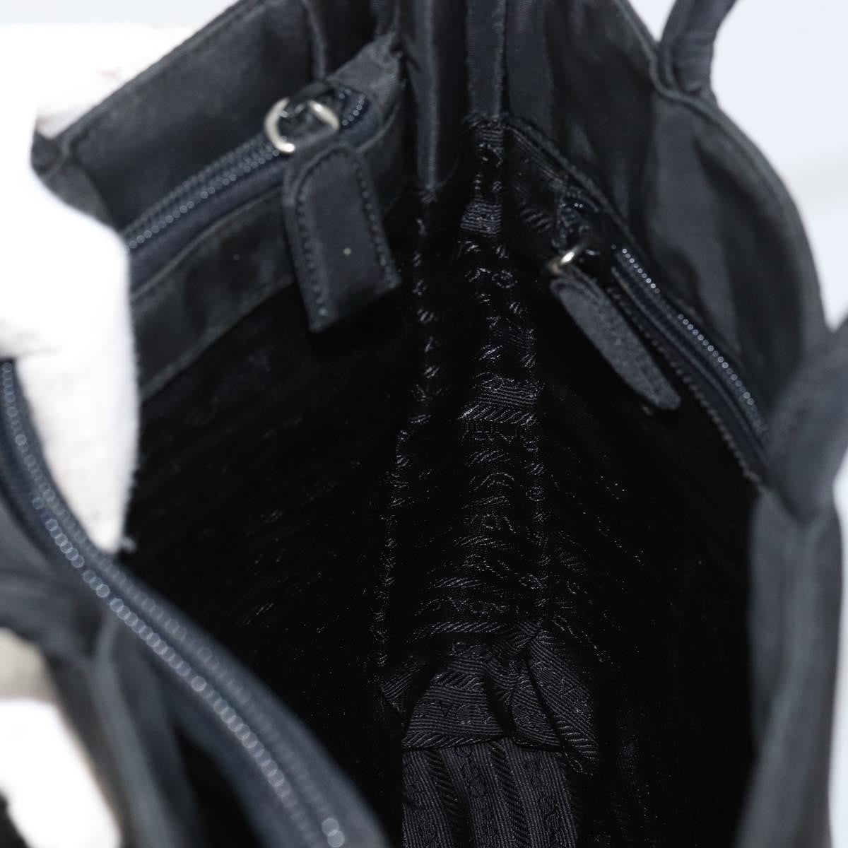 Prada Vintage Tote Nylon, BLACK, NYLON, Tote bag