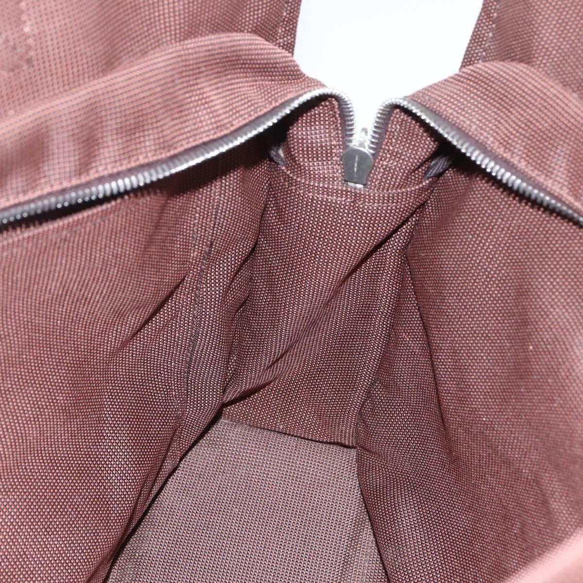 Hermes Fourre-tout Herline Canvas, BROWN, CANVAS, Tote bag