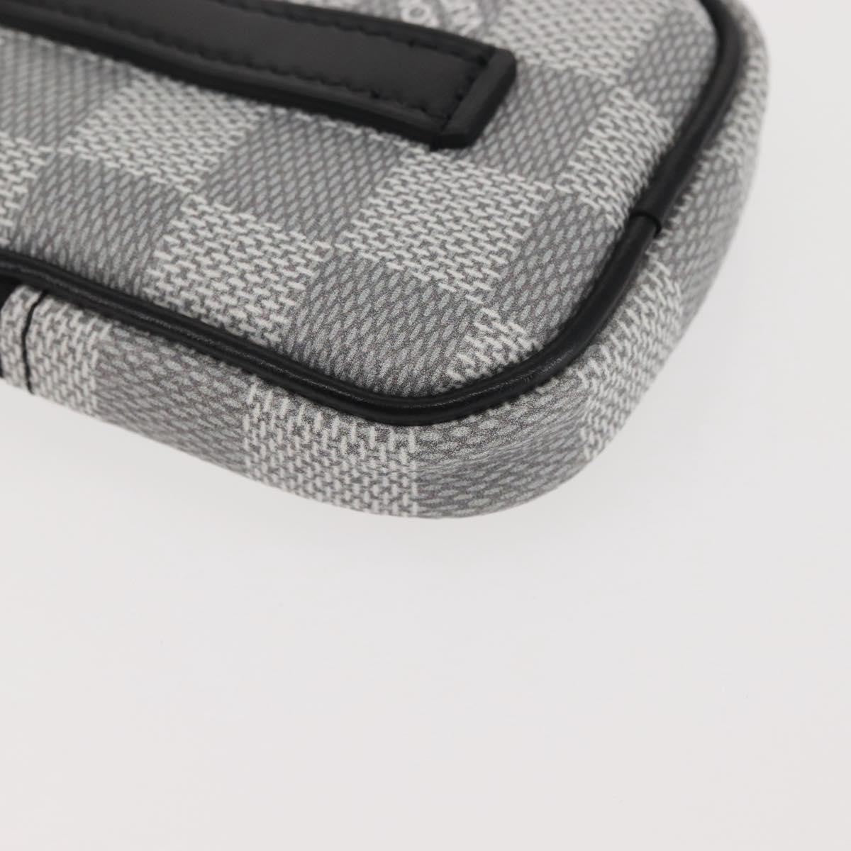 Louis Vuitton Modular Pouch Limited Edition Damier Graphite 3D, GRAY, CANVAS, Clutche & pouche