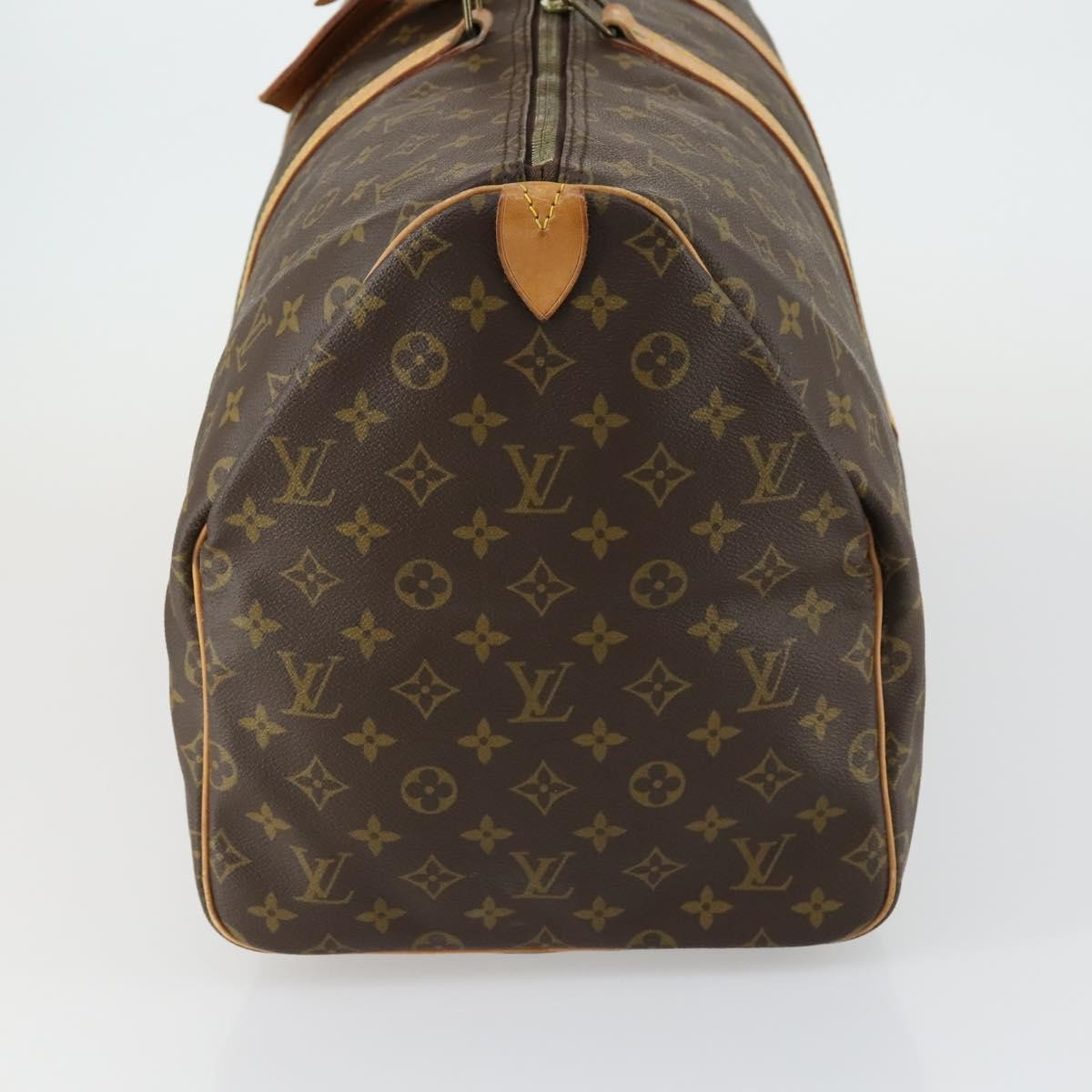 Louis Vuitton Keepall Bag Monogram Canvas, BROWN, CANVAS, Travel bag