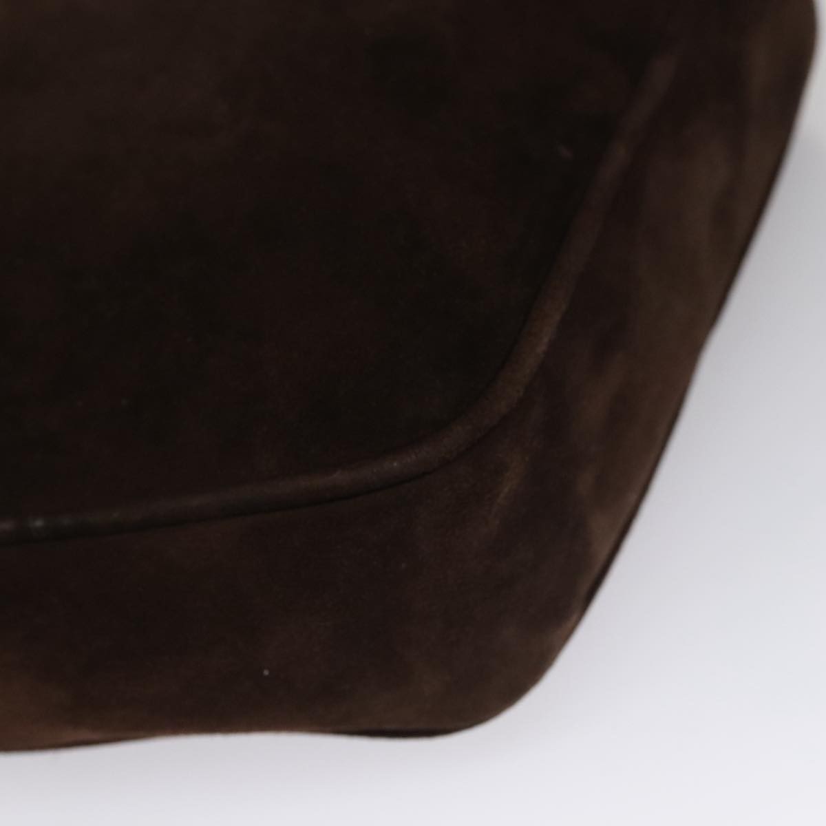 Salvatore Ferragamo Gancini Shoulder Bag Suede, Brown, Suede, Shoulder Bag