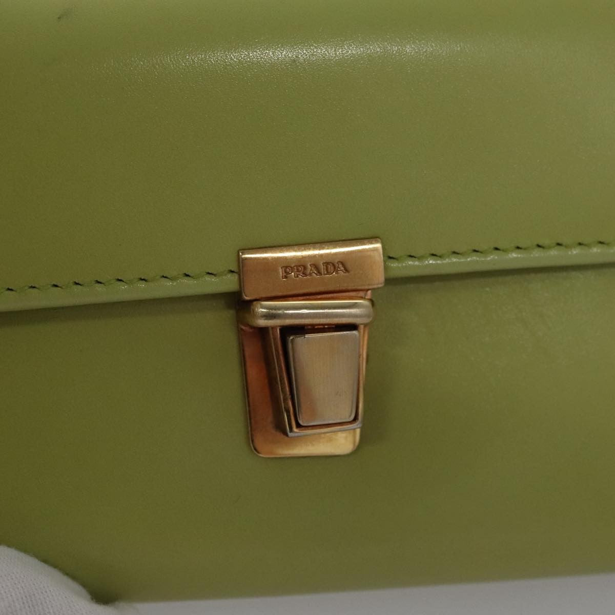 Prada Wallet, Green, Leather, Wallet