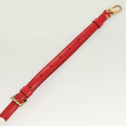 Louis Vuitton Adjustable Shoulder Strap Epi Leather, RED, LEATHER, Straps
