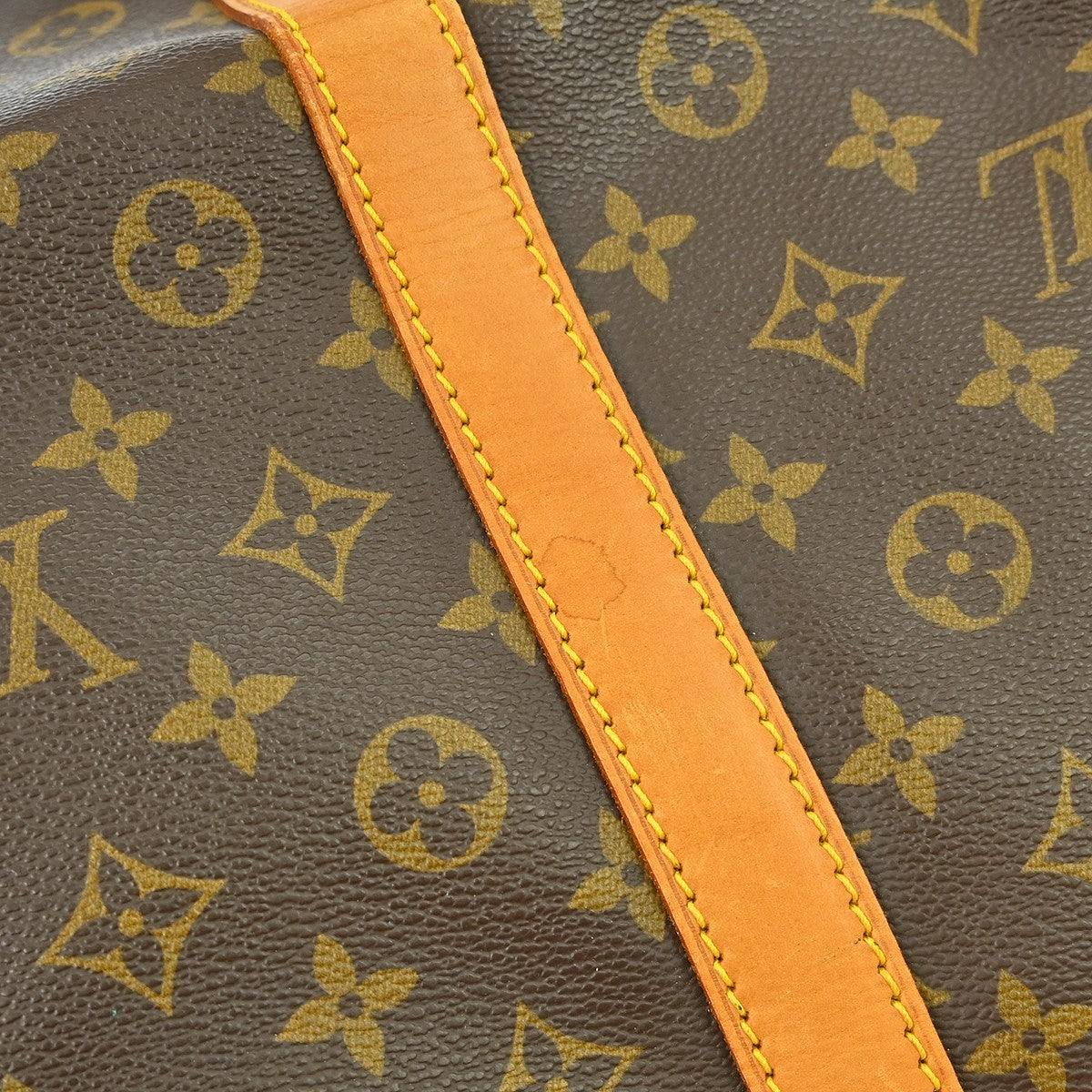 Louis Vuitton Keepall Bag Monogram Canvas, Brown, Canvas, Travel Bag