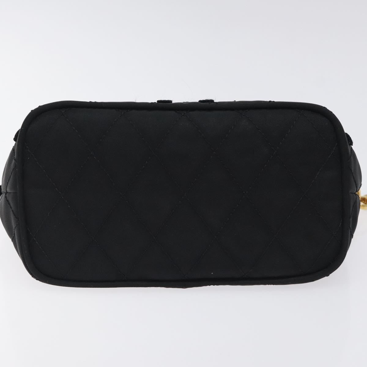 Prada Vintage Pouch Tessuto, Gold, Nylon, Clutch