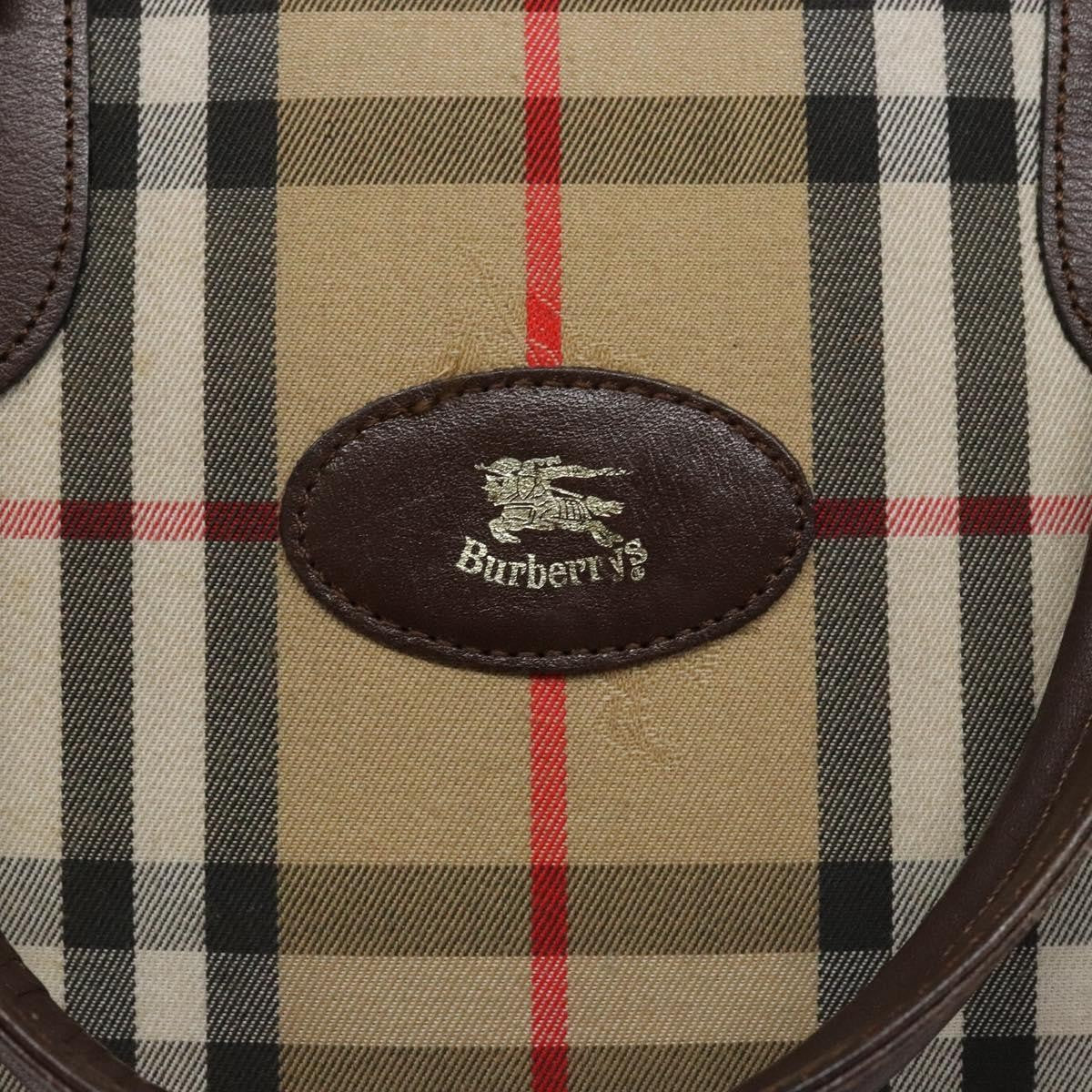 Burberry Nova Check Handbag Nova Check Canvas, BEIGE, CANVAS, Handbag